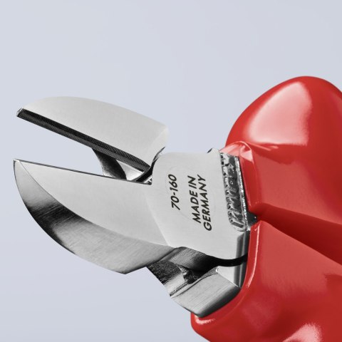 SZCZYPCE TNĄCE BOCZNE IZOLOWANE 160MM KNIPEX