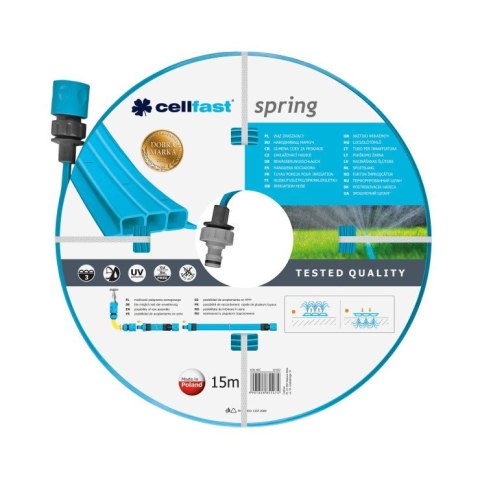 WĄŻ ZRASZAJĄCY SPRING 15M N CELL-FAST WĄŻ ZRASZAJĄCY SPRING 15M N CELL-FAST