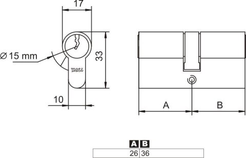 WKŁADKA ASYMETRYCZNA NIKIEL 25/30 YETI LOB WKŁADKA ASYMETRYCZNA NIKIEL 25/30 YETI LOB