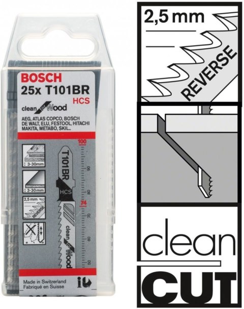 BRZESZCZOT DO WYRZYNARKI T101BR 25SZT BOSCH BRZESZCZOT DO WYRZYNARKI T101BR 25SZT BOSCH