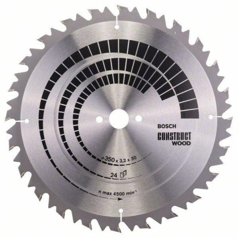 PIŁA TARCZOWA T CONSTRUCT WOOD 350*3,2*30/24 BOSCH PIŁA TARCZOWA T CONSTRUCT WOOD 350*3,2*30/24 BOSCH