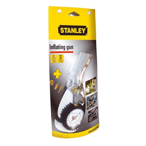 PISTOLET DO POMPOWANIA KÓŁ Z MANOMETREM STANLEY PISTOLET DO POMPOWANIA KÓŁ Z MANOMETREM STANLEY