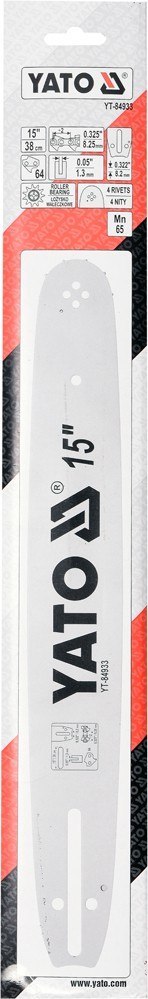 PROWADNICA ŁAŃCUCHA DO PILAREK 15'' 325U YATO PROWADNICA ŁAŃCUCHA DO PILAREK 15'' 325U YATO