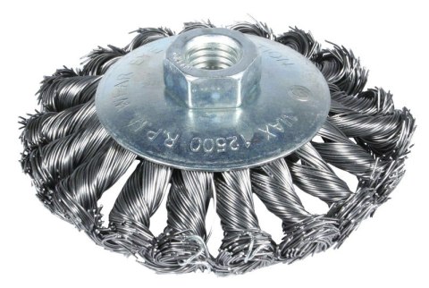 SZCZOTKA TARCZOWO KĄTOWA SPLATANA 100MM ZN EPM SZCZOTKA TARCZOWO KĄTOWA SPLATANA 100MM ZN EPM