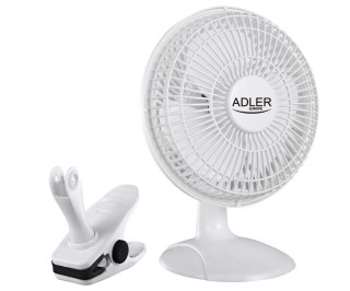 WENTYLATOR 15CM Z KLIPSEM+PODSTAWA AD 7317 ADLER