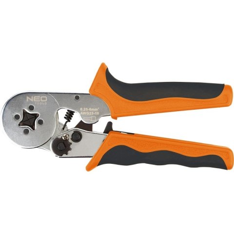 ZACISKARKA KOŃCÓWEK TULEJKOWYCH, ŚREDNICA TULEJEK 0.25-6 MM NEO