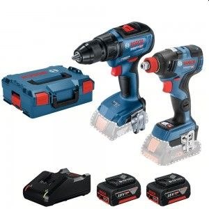 ZESTAW 18 V WIERTARKO-WKR. GSR18V-50+KLUCZ GDX18V-200 2*4.0A BOSCH
