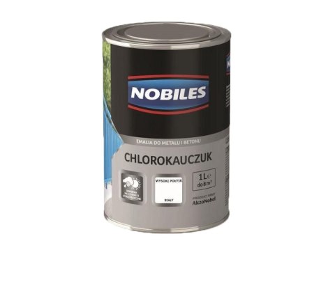 EMALIA CHLOROKAUCZUKOWA BIAŁY 0.9L NOBILES EMALIA CHLOROKAUCZUKOWA BIAŁY 0.9L NOBILES