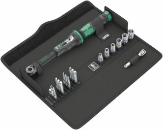 KLUCZ DYNAMOMETRYCZNY CLICK-TORQUE 1/4''2.5-25NM, 20CZĘŚCI WERA