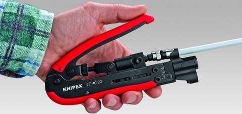 NARZĘDZIE DO ZAGNIATANIA ZŁĄCZ KOMPRESYJNYCH 175MM KNIPEX NARZĘDZIE DO ZAGNIATANIA ZŁĄCZ KOMPRESYJNYCH 175MM KNIPEX