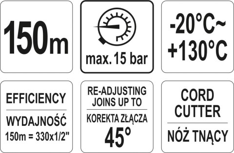 NIĆ DO USZCZELNIANIA GWINTÓW 150M YATO NIĆ DO USZCZELNIANIA GWINTÓW 150M YATO