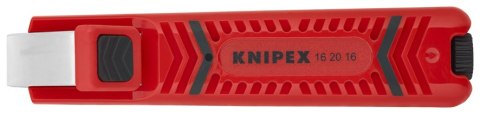 PRZYRZĄD DO ŚCIĄGANIA ZEWNĘTRZNEJ IZOLACJI 4.0-16,0MM 130MM KNIPEX PRZYRZĄD DO ŚCIĄGANIA ZEWNĘTRZNEJ IZOLACJI 4.0-16,0MM 130MM KNIPEX