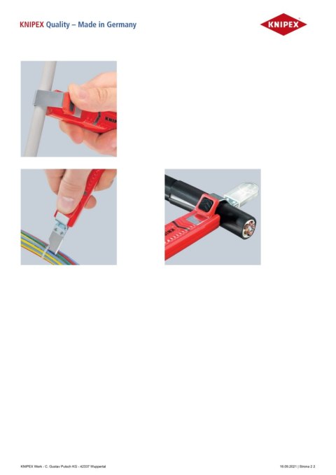 PRZYRZĄD DO ŚCIĄGANIA ZEWNĘTRZNEJ IZOLACJI 4.0-16,0MM 130MM KNIPEX PRZYRZĄD DO ŚCIĄGANIA ZEWNĘTRZNEJ IZOLACJI 4.0-16,0MM 130MM KNIPEX