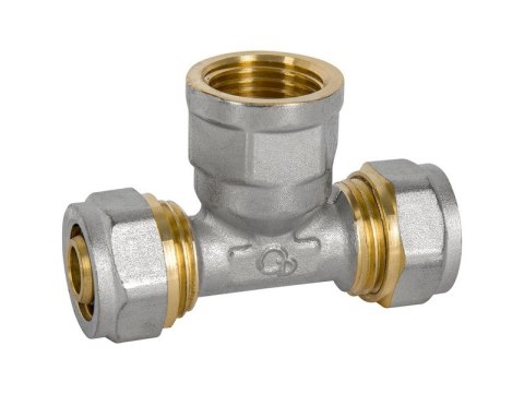 TRÓJNIK PEX-AL-PEX CHROM 1/2-16*16 DZIEWCZYNKA DIAMOND TRÓJNIK PEX-AL-PEX CHROM 1/2-16*16 DZIEWCZYNKA DIAMOND