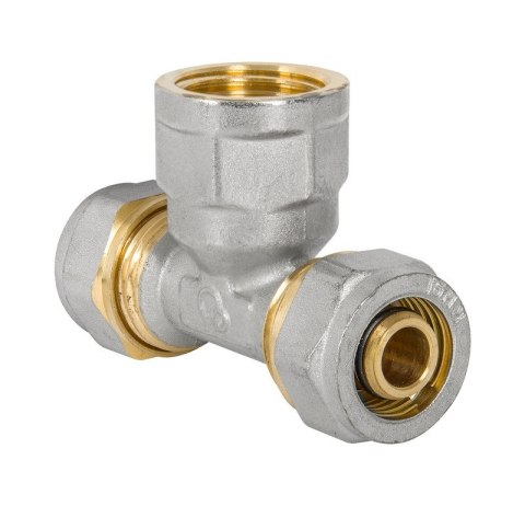 TRÓJNIK PEX-AL-PEX CHROM 1/2-16*16 DZIEWCZYNKA DIAMOND TRÓJNIK PEX-AL-PEX CHROM 1/2-16*16 DZIEWCZYNKA DIAMOND