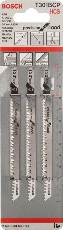 BRZESZCZOT DO WYRZYNARKI T301 BCP 3SZT. BOSCH BRZESZCZOT DO WYRZYNARKI T301 BCP 3SZT. BOSCH