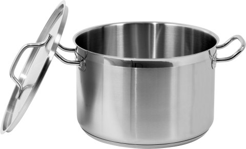 GARNEK WYSOKI Z POKRYWKĄ ZE STALI NIERDZEWNEJ 28X28 11.1L YATO GASTRO GARNEK WYSOKI Z POKRYWKĄ ZE STALI NIERDZEWNEJ 28X28 11.1L YATO GASTRO