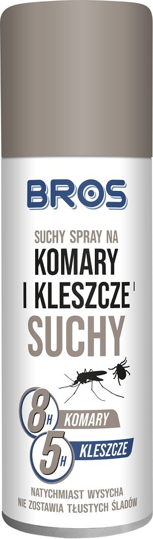 SUCHY SPRAY NA KOMARY I KLESZCZE 90ML BROS SUCHY SPRAY NA KOMARY I KLESZCZE 90ML BROS