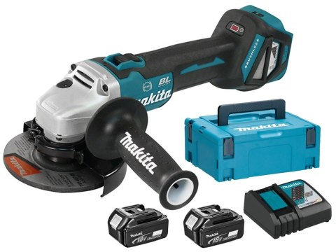 SZLIFIERKA KĄTOWA AKUMULATOROWA 125MM BLDC 18V 2*5.0AH MAKPA MAKITA SZLIFIERKA KĄTOWA AKUMULATOROWA 125MM BLDC 18V 2*5.0AH MAKPA MAKITA