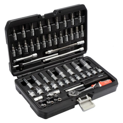 ZESTAW NARZĘDZIOWY 1/4'' 56 CZĘŚCI YATO ZESTAW NARZĘDZIOWY 1/4'' 56 CZĘŚCI YATO