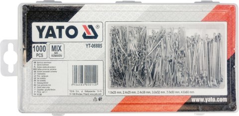 ZESTAW ZAWLECZEK PROSTYCH 1000 SZT MIX YATO ZESTAW ZAWLECZEK PROSTYCH 1000 SZT MIX YATO