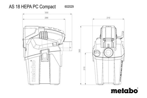 ODKURZACZ AKUMULATOROWY AS 18 HEPA PC COMPACT METABO ODKURZACZ AKUMULATOROWY AS 18 HEPA PC COMPACT METABO
