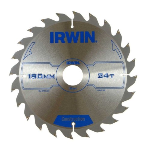 PIŁA SPIEKOWA DO DREWNA 190*30MM/24T IRWIN PIŁA SPIEKOWA DO DREWNA 190*30MM/24T IRWIN