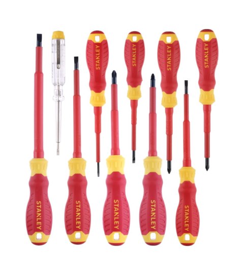 ZESTAW WKRĘTAKÓW VDE 10SZT 2PZ+5SL+TESTER STANLEY ZESTAW WKRĘTAKÓW VDE 10SZT 2PZ+5SL+TESTER STANLEY