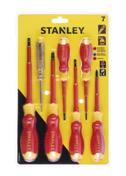 ZESTAW WKRĘTAKÓW VDE 7SZT 2PZ+4SL+TESTER STANLEY ZESTAW WKRĘTAKÓW VDE 7SZT 2PZ+4SL+TESTER STANLEY