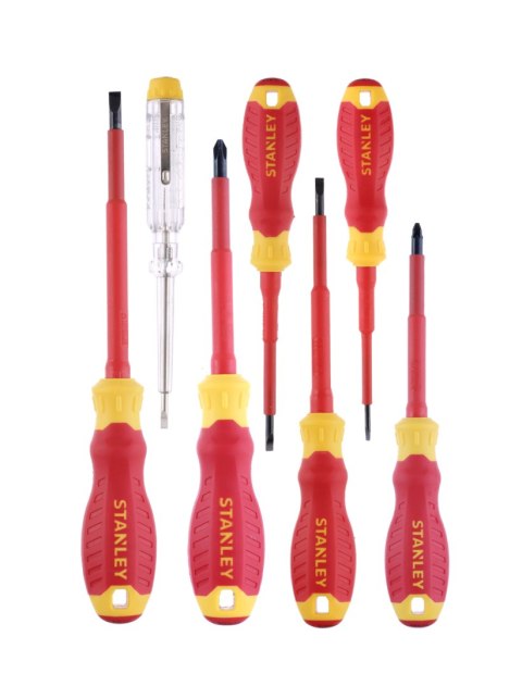 ZESTAW WKRĘTAKÓW VDE 7SZT 2PZ+4SL+TESTER STANLEY ZESTAW WKRĘTAKÓW VDE 7SZT 2PZ+4SL+TESTER STANLEY