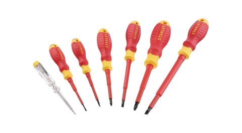 ZESTAW WKRĘTAKÓW VDE 7SZT 2PZ+4SL+TESTER STANLEY ZESTAW WKRĘTAKÓW VDE 7SZT 2PZ+4SL+TESTER STANLEY