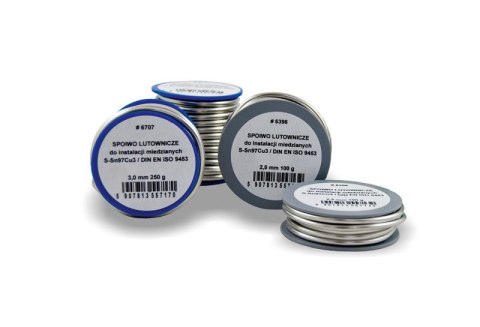 LUT MIĘKKI DO INSTALACJI MIEDZIANYCH 2.5 50G AGAM LUT MIĘKKI DO INSTALACJI MIEDZIANYCH 2.5 50G AGAM