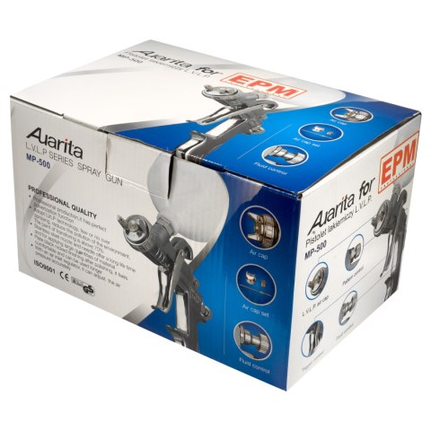 PISTOLET LAKIERNICZY L.V.L.P. AURITA MP-500 600ML 1.4 EPM PISTOLET LAKIERNICZY L.V.L.P. AURITA MP-500 600ML 1.4 EPM