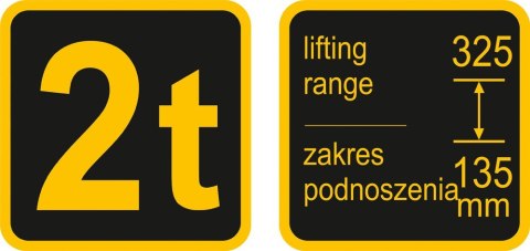 PODNOŚNIK HYDRAULICZNY ŻABA 2T VOREL PODNOŚNIK HYDRAULICZNY ŻABA 2T VOREL