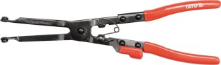 SZCZYPCE WYGIĘTE DO OPASEK WYDECHU 300MM YATO