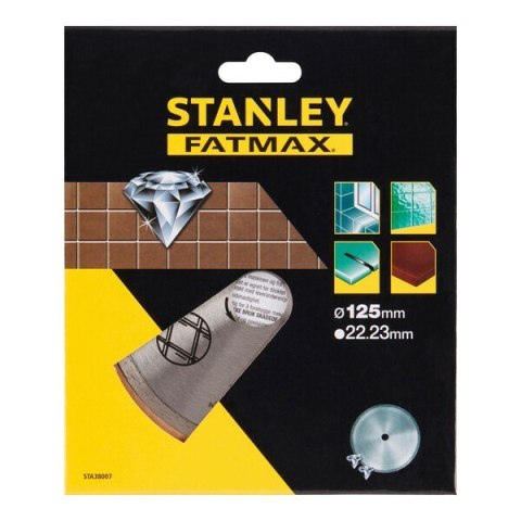 TARCZA DIAMENTOWA PEŁNA 125MM STANLEY TARCZA DIAMENTOWA PEŁNA 125MM STANLEY
