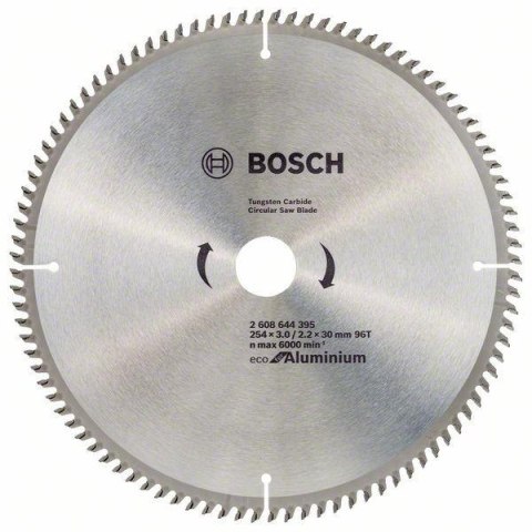 TARCZA PILARSKA ECO ALU 254*3,0/30 94T BOSCH TARCZA PILARSKA ECO ALU 254*3,0/30 94T BOSCH