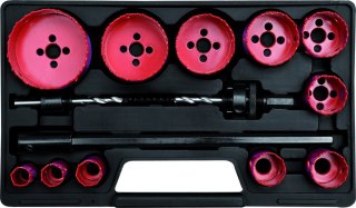 ZESTAW OTWORNIC DLA ELEKTRYKÓW 19-76MM 15 CZĘŚCI YATO