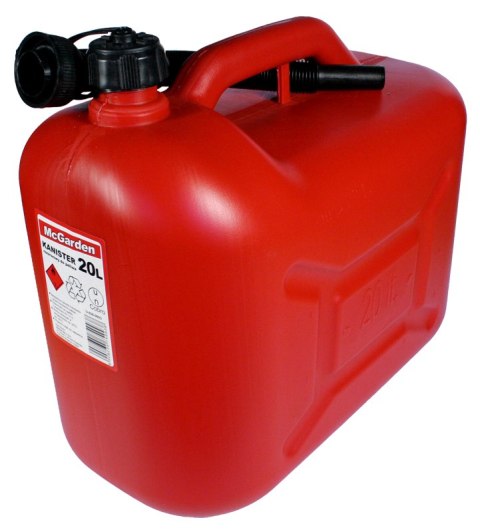 KANISTER PLASTIK NA BENZYNĘ 20L MC GARDEN KANISTER PLASTIK NA BENZYNĘ 20L MC GARDEN