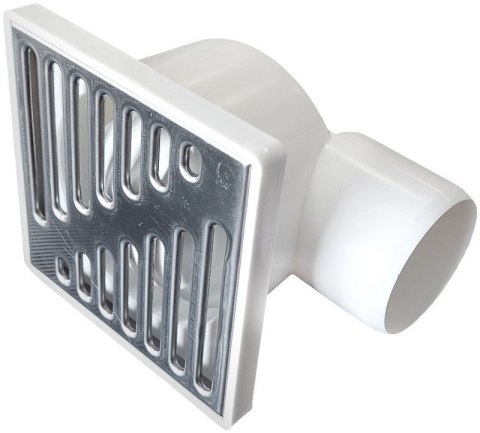 KRATKA KANALIZACYJNA BIAŁA 110 BOCZNA CHROM K10BH UN KRATKA KANALIZACYJNA BIAŁA 110 BOCZNA CHROM K10BH UN