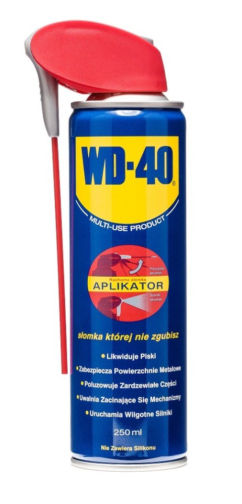 PREPARAT WIELOFUNKCYJNY WD-40 250ML Z APLIKATOREM WD-40 PREPARAT WIELOFUNKCYJNY WD-40 250ML Z APLIKATOREM WD-40