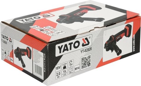 SZLIFIERKA KĄTOWA 18V YATO SZLIFIERKA KĄTOWA 18V YATO