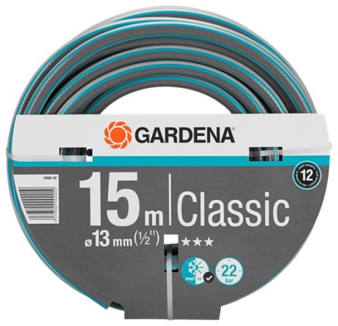 WĄŻ OGRODOWY CLASSIC 1/2', 15 M GARDENA WĄŻ OGRODOWY CLASSIC 1/2', 15 M GARDENA