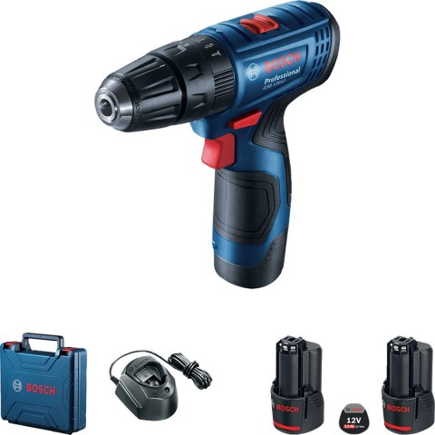 WIERTARKO-WKRĘTARKA AKU. UDAROWA GSB 120-LI 2*2.0AH BOSCH WIERTARKO-WKRĘTARKA AKU. UDAROWA GSB 120-LI 2*2.0AH BOSCH
