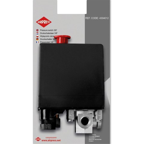 WYŁĄCZNIK CIŚNIENIOWY 1/4'' 400V 6 BAR AIRPRESS WYŁĄCZNIK CIŚNIENIOWY 1/4'' 400V 6 BAR AIRPRESS