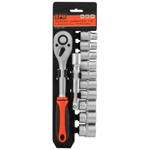 ZESTAW KLUCZY NASADOWYCH 1/2'' 12 CZĘŚCI EPM ZESTAW KLUCZY NASADOWYCH 1/2'' 12 CZĘŚCI EPM