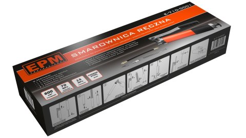 SMAROWNICA RĘCZNA 2 TŁOKI 600CM EPM SMAROWNICA RĘCZNA 2 TŁOKI 600CM EPM