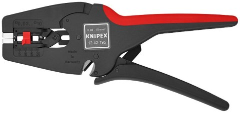 SZCZYPCE AUTOMATYCZNE DO ŚCIĄGANIA IZOLACJI MULTISTRIP 10 KNIPEX SZCZYPCE AUTOMATYCZNE DO ŚCIĄGANIA IZOLACJI MULTISTRIP 10 KNIPEX