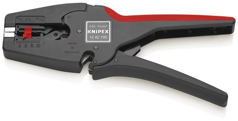 SZCZYPCE AUTOMATYCZNE DO ŚCIĄGANIA IZOLACJI MULTISTRIP 10 KNIPEX SZCZYPCE AUTOMATYCZNE DO ŚCIĄGANIA IZOLACJI MULTISTRIP 10 KNIPEX