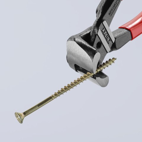 SZCZYPCE TNĄCE CZOŁOWE Z WYSOKIM PRZEŁOŻENIEM DŹWIGNI 200MM KNIPEX SZCZYPCE TNĄCE CZOŁOWE Z WYSOKIM PRZEŁOŻENIEM DŹWIGNI 200MM KNIPEX